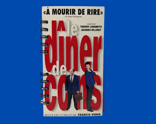 Le Dîner de Cons VHS Movie Notebook