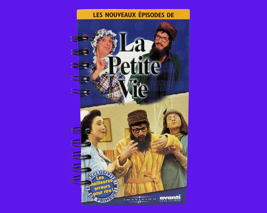 La Petite Vie VHS Movie Notebook