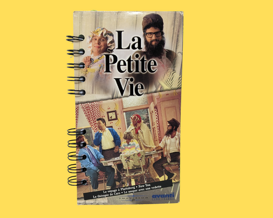 La Petite Vie VHS Movie Notebook