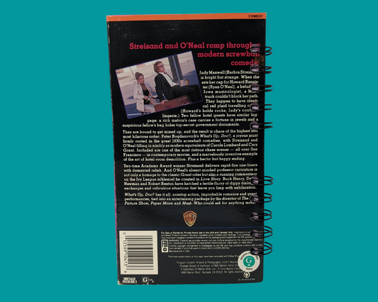 What's Up, Doc? VHS Movie Notebook