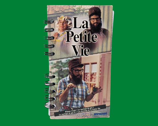 La Petite Vie VHS Movie Notebook