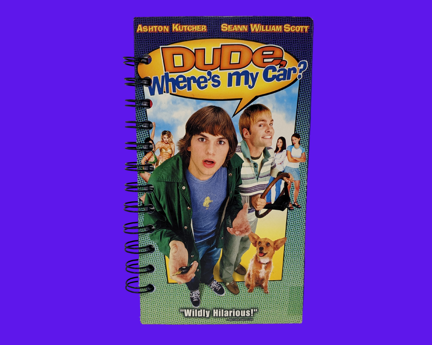 Dude, Where's My Car VHS Movie Notebook