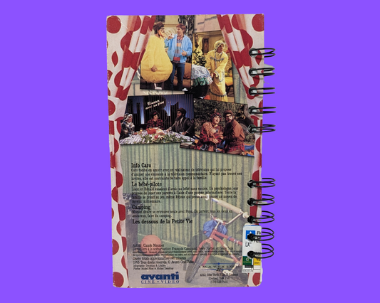 La Petite Vie VHS Movie Notebook