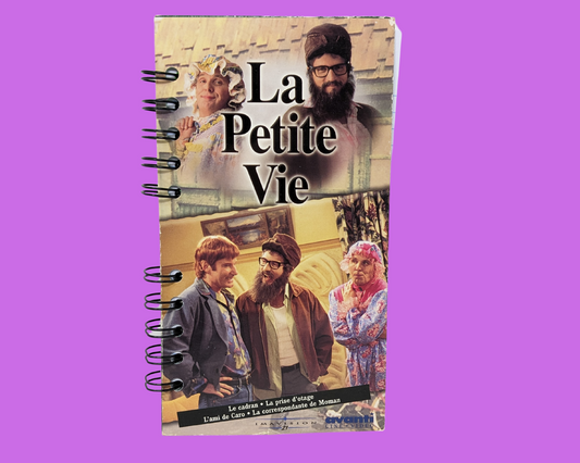 La Petite Vie VHS Movie Notebook