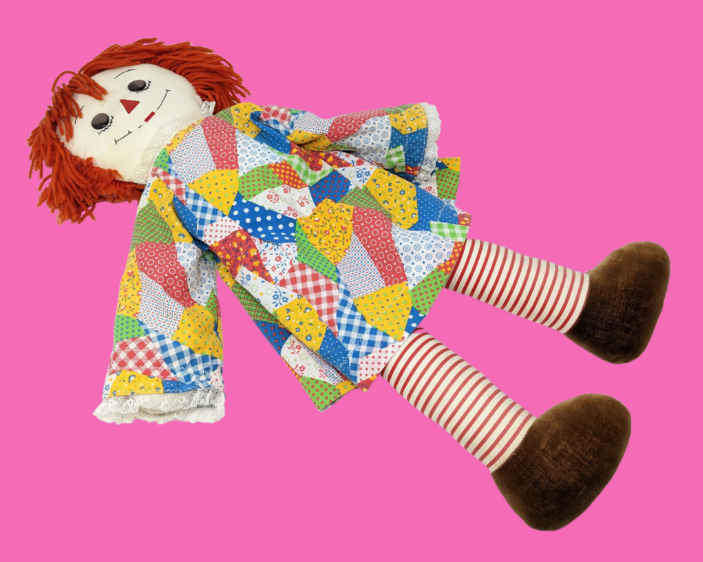 Vintage 1980's Raggedy Ann Doll