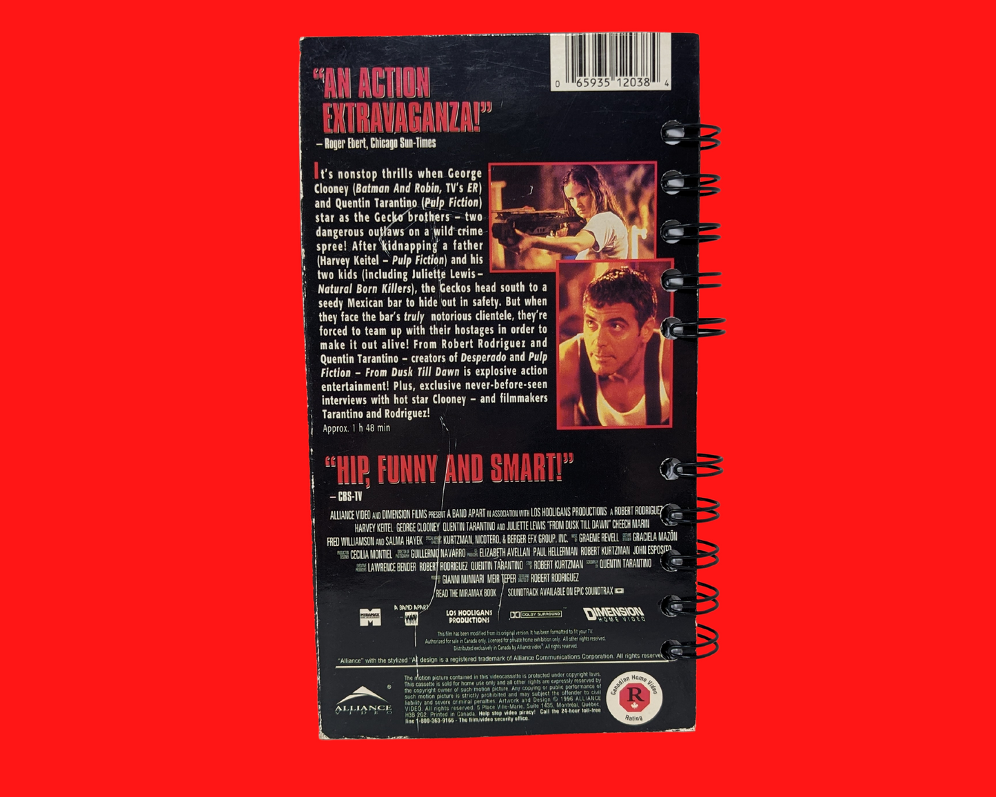 From Dusk Till Dawn Cahier de film VHS