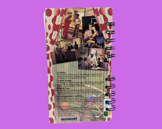 La Petite Vie VHS Movie Notebook