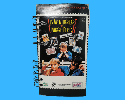 Les Aventuriers du Timbre Perdu VHS Movie Notebook