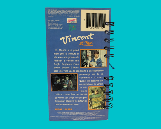 Vincent VHS Movie Notebook