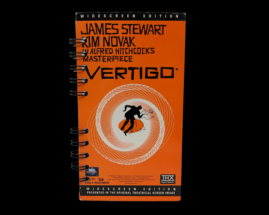 Vertigo VHS Movie Notebook