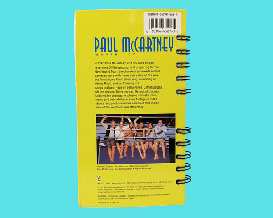 Paul McCartney, Movin' On VHS Movie Notebook