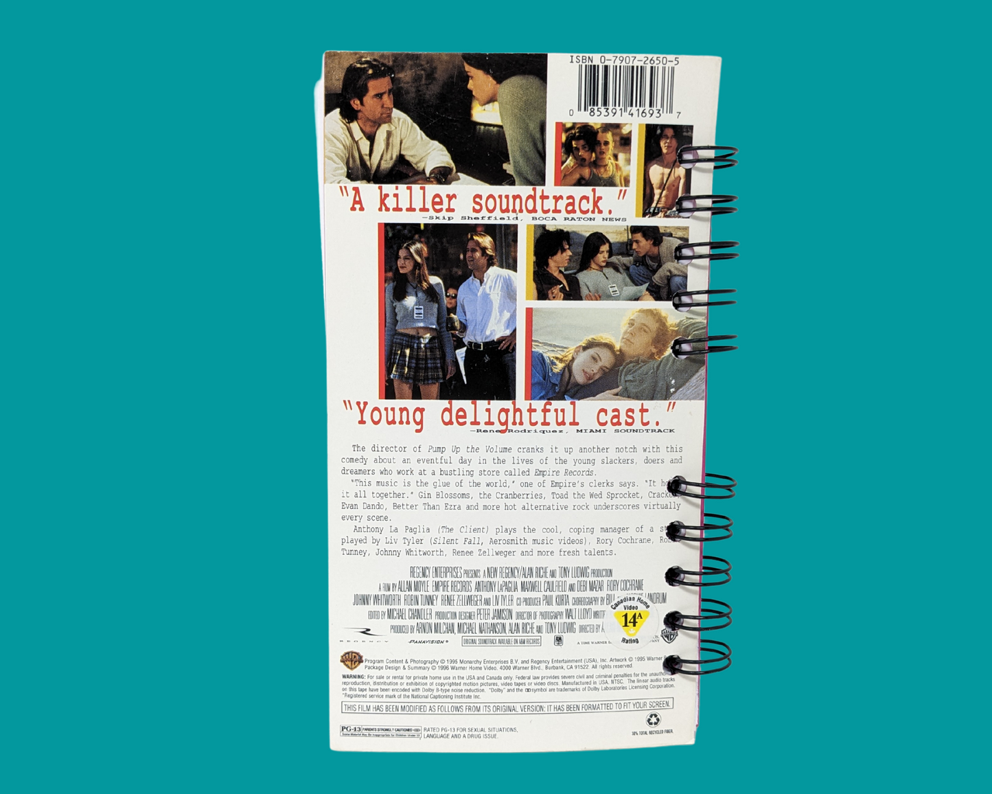 Empire Records VHS Movie Notebook