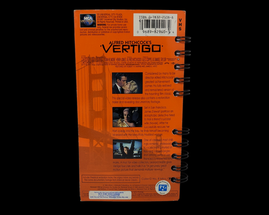 Vertigo VHS Movie Notebook