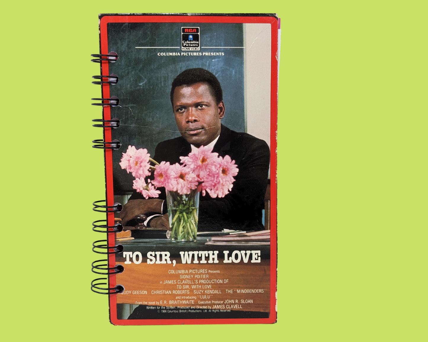 To Sir, With Love VHS Movie Notebook
