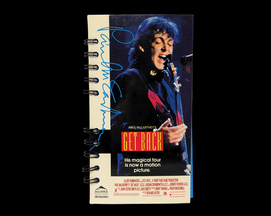 Cahier de film VHS Get Back de Paul McCartney