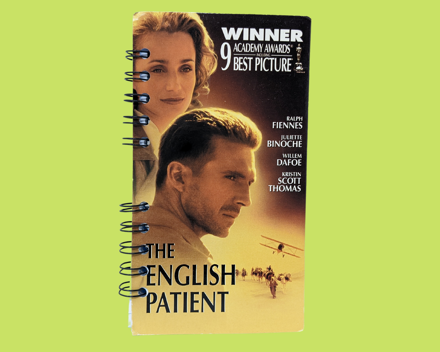 Le cahier de film VHS du patient anglais