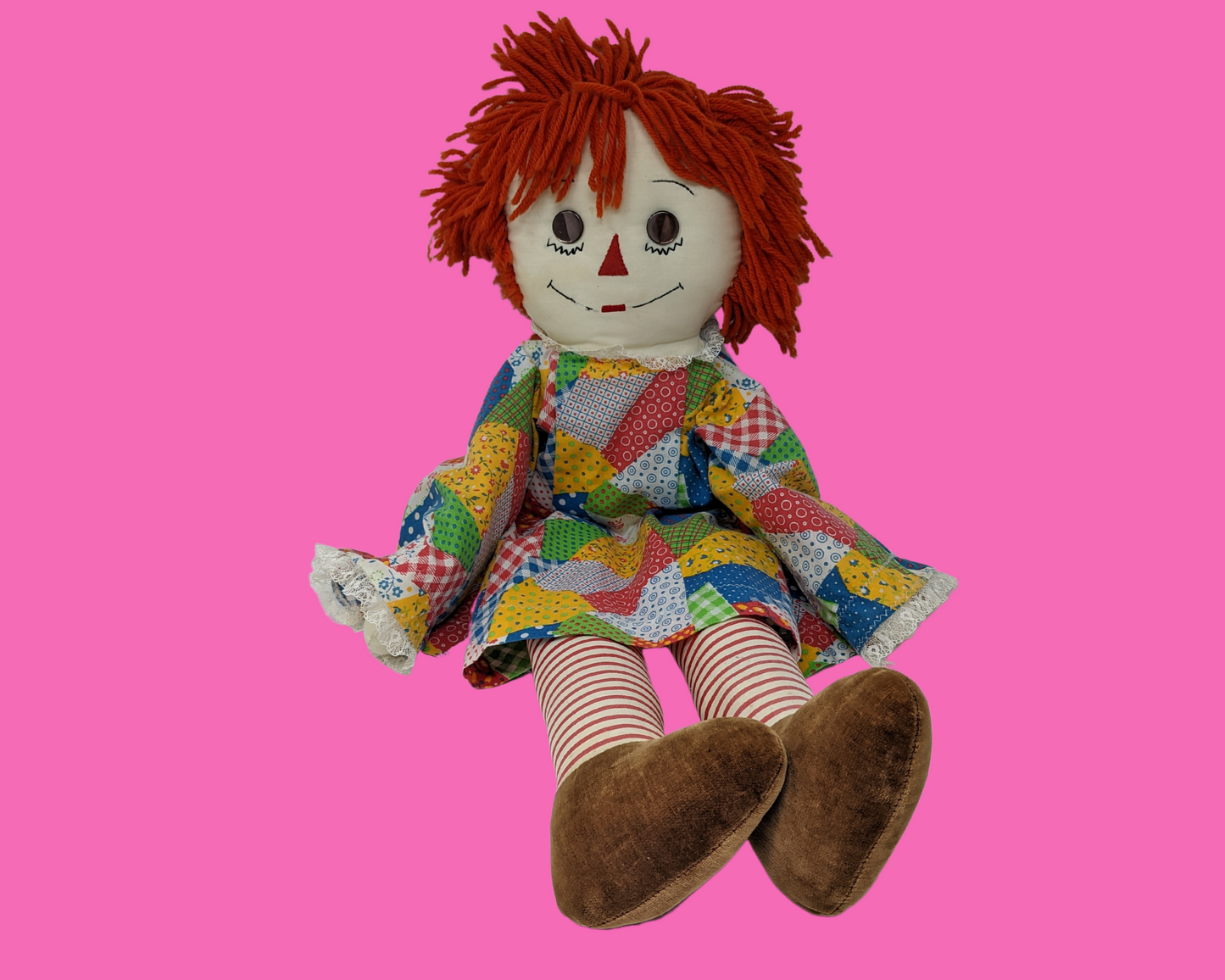 Vintage 1980's Raggedy Ann Doll