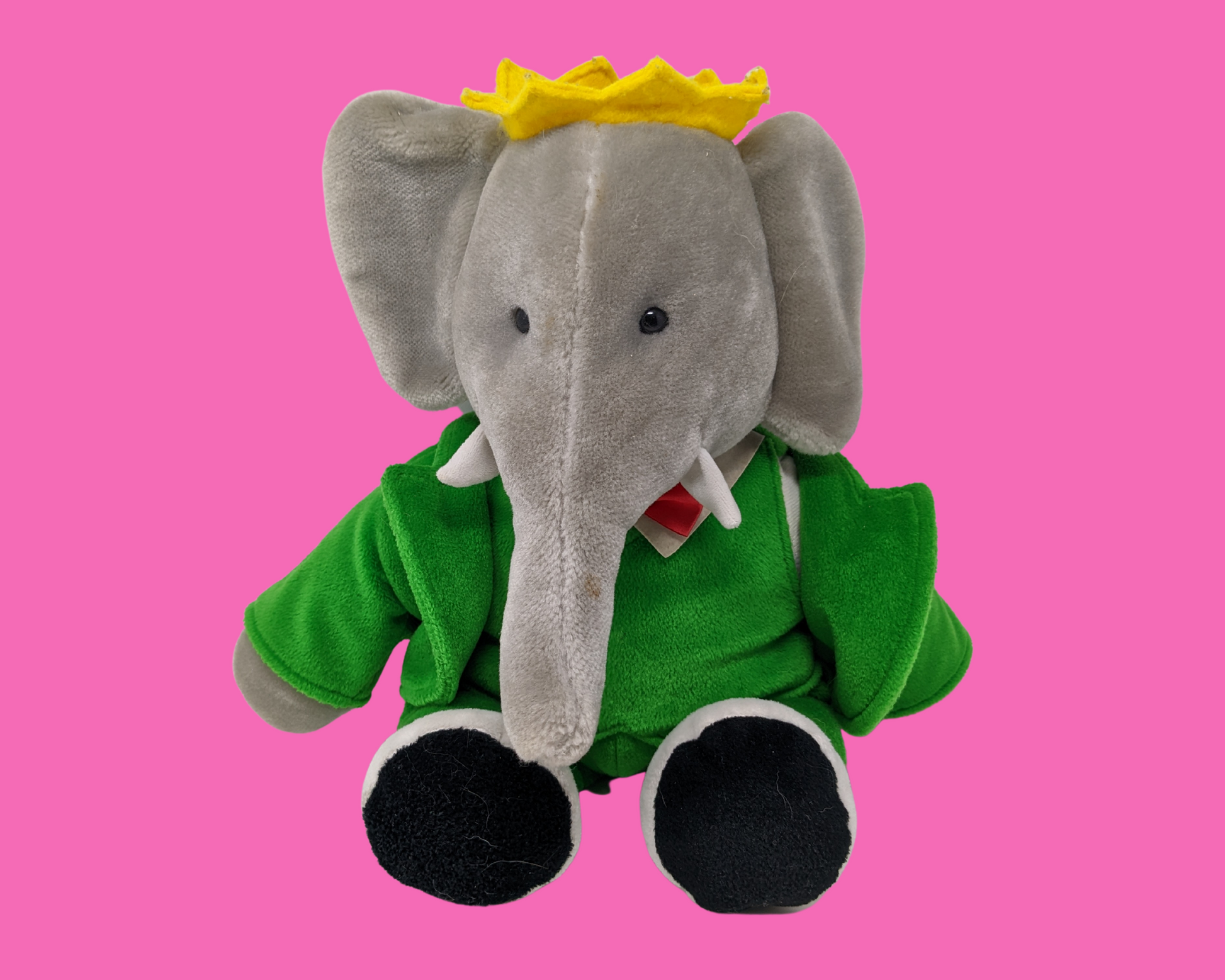 Vintage 1980 s Official Babar Plush Toy myretrospectioninc