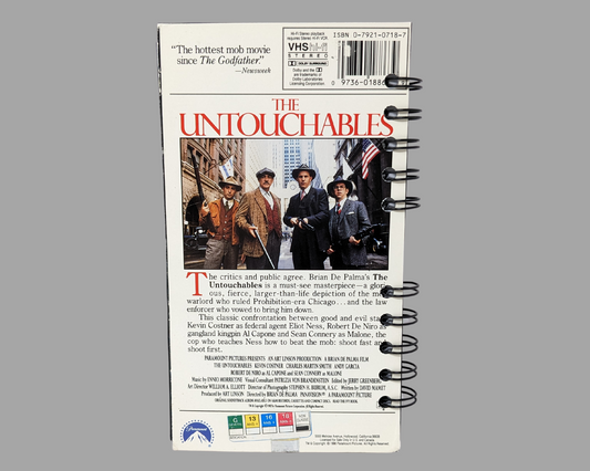 The Untouchables VHS Movie Notebook