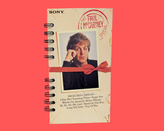 The Paul McCartney Special VHS Movie Notebook