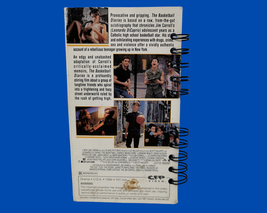 The Basketball Diaries VHS Movie Notebook