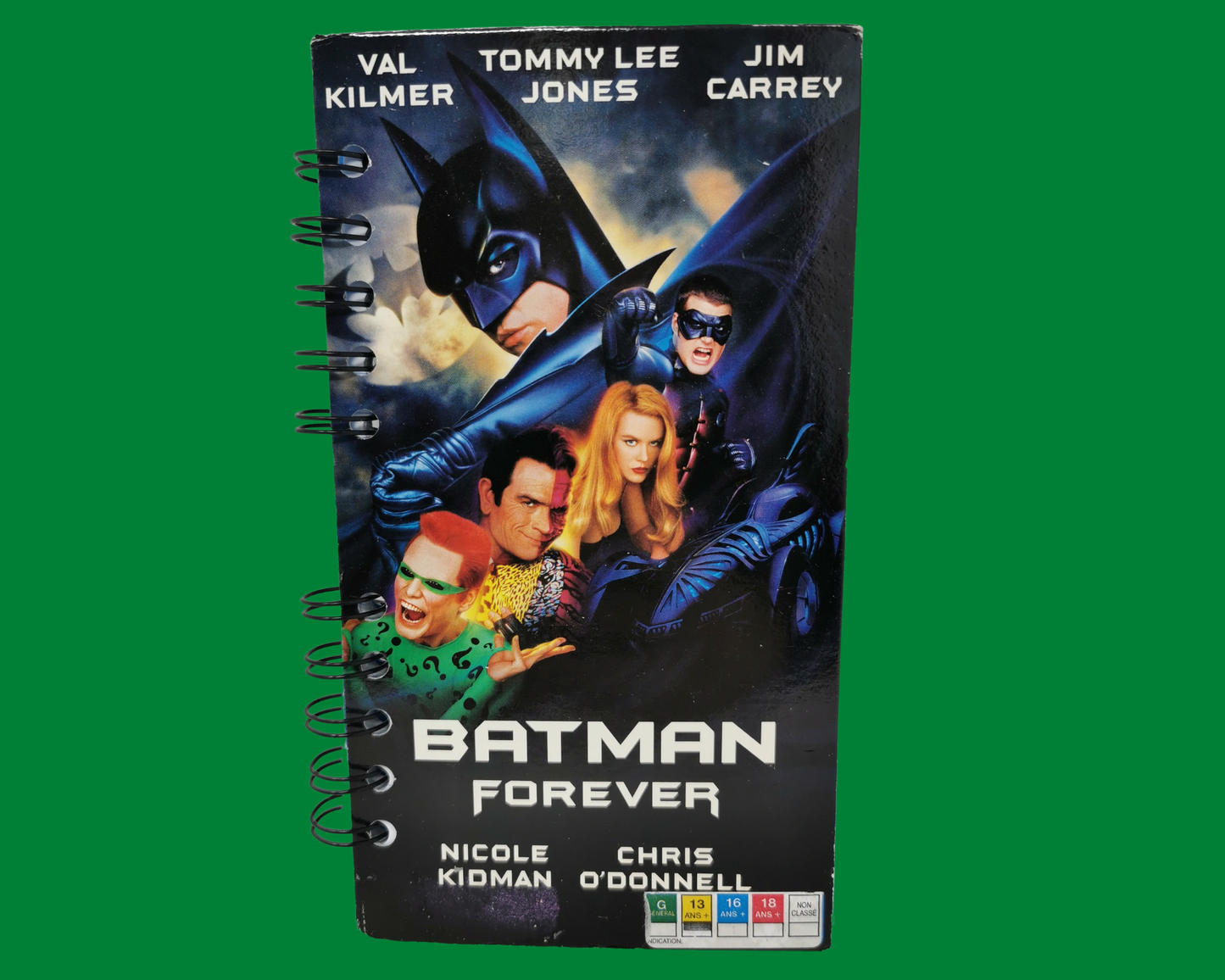Batman Forever VHS Movie Notebook