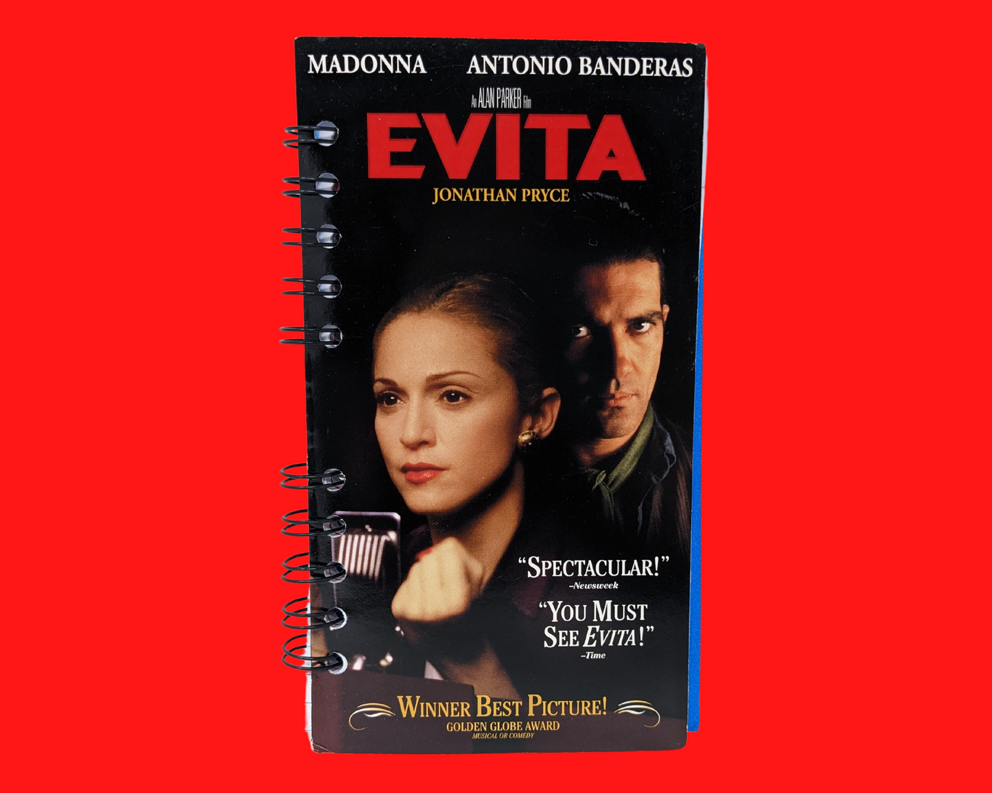 Evita VHS Movie Notebook