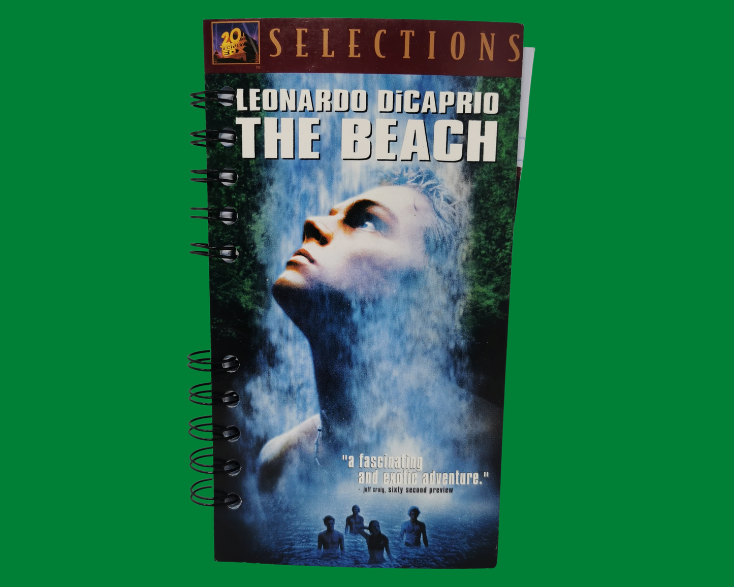 Cahier de film VHS The Beach