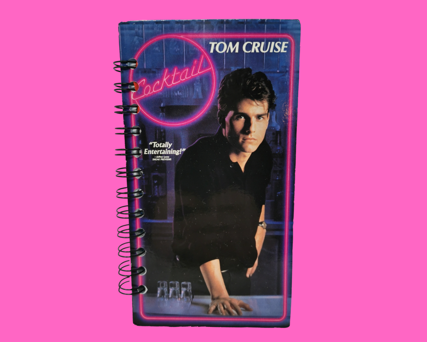 Cocktail VHS Movie Notebook