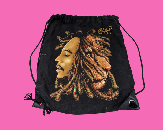 Retro Bob Marley Black Bag