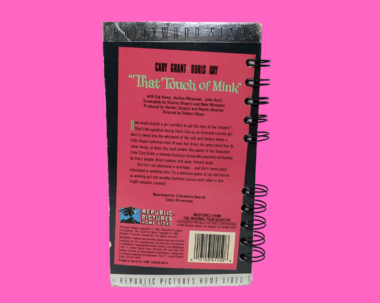 That Touch Of Mink VHS Movie Notebook