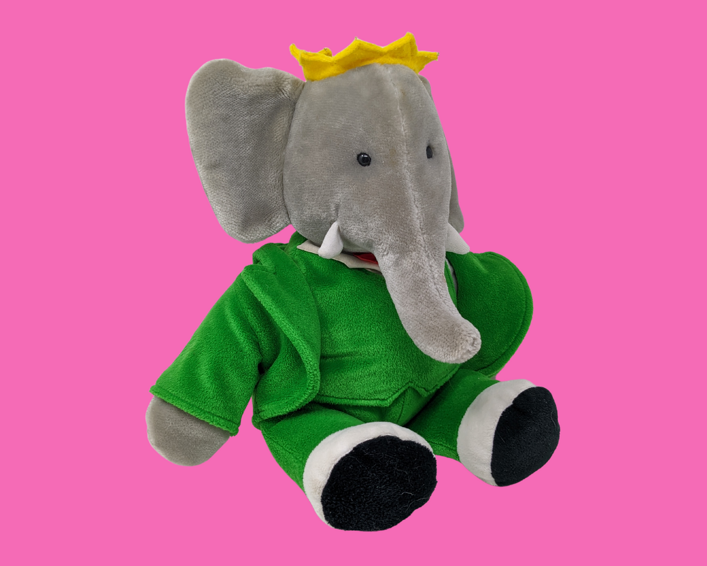 Vintage 1980's Official Babar Plush Toy