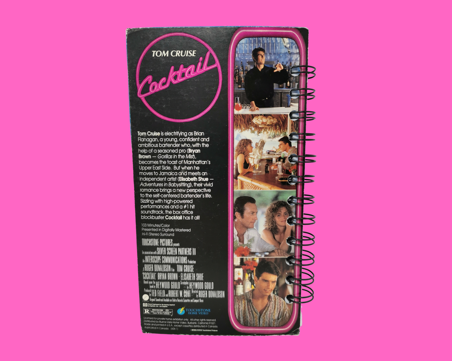 Cahier de film VHS Cocktail