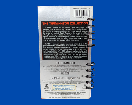 Terminator 2 Jugement Day VHS Movie Notebook
