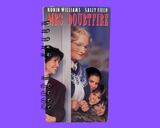Mme Doubtfire VHS Movie Notebook