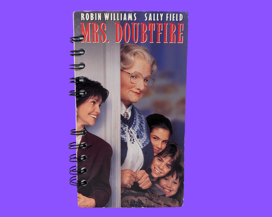 Mrs. Doubtfire VHS Movie Notebook
