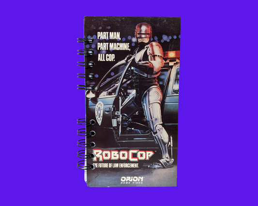 Robo Cop VHS Movie Notebook