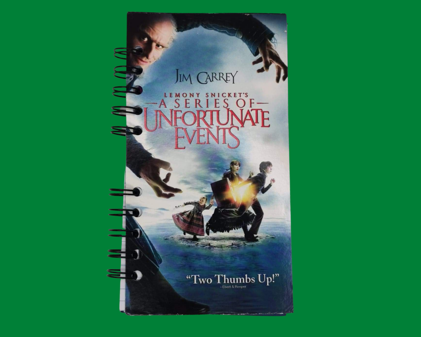 Lemony Snicket's A Series of Unfortunate Events VHS Movie Notebook