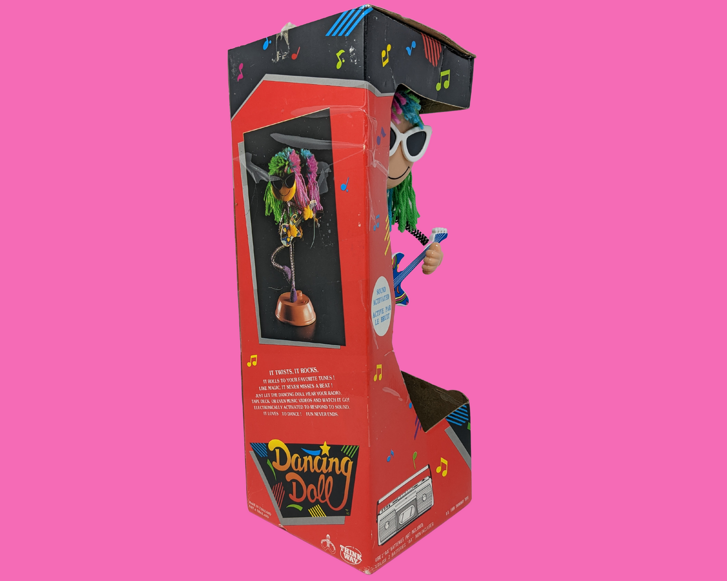 Vintage 1989's The Dancing Doll with Original Packaging, Functional