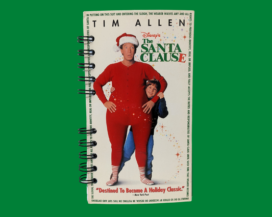 The Santa Clause VHS Movie Notebook